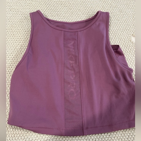 Nike Pro Purple Tank Top Size M - Picture 2 of 6